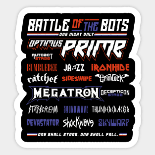 Battle of the Bots - Transformers Festival Sticker